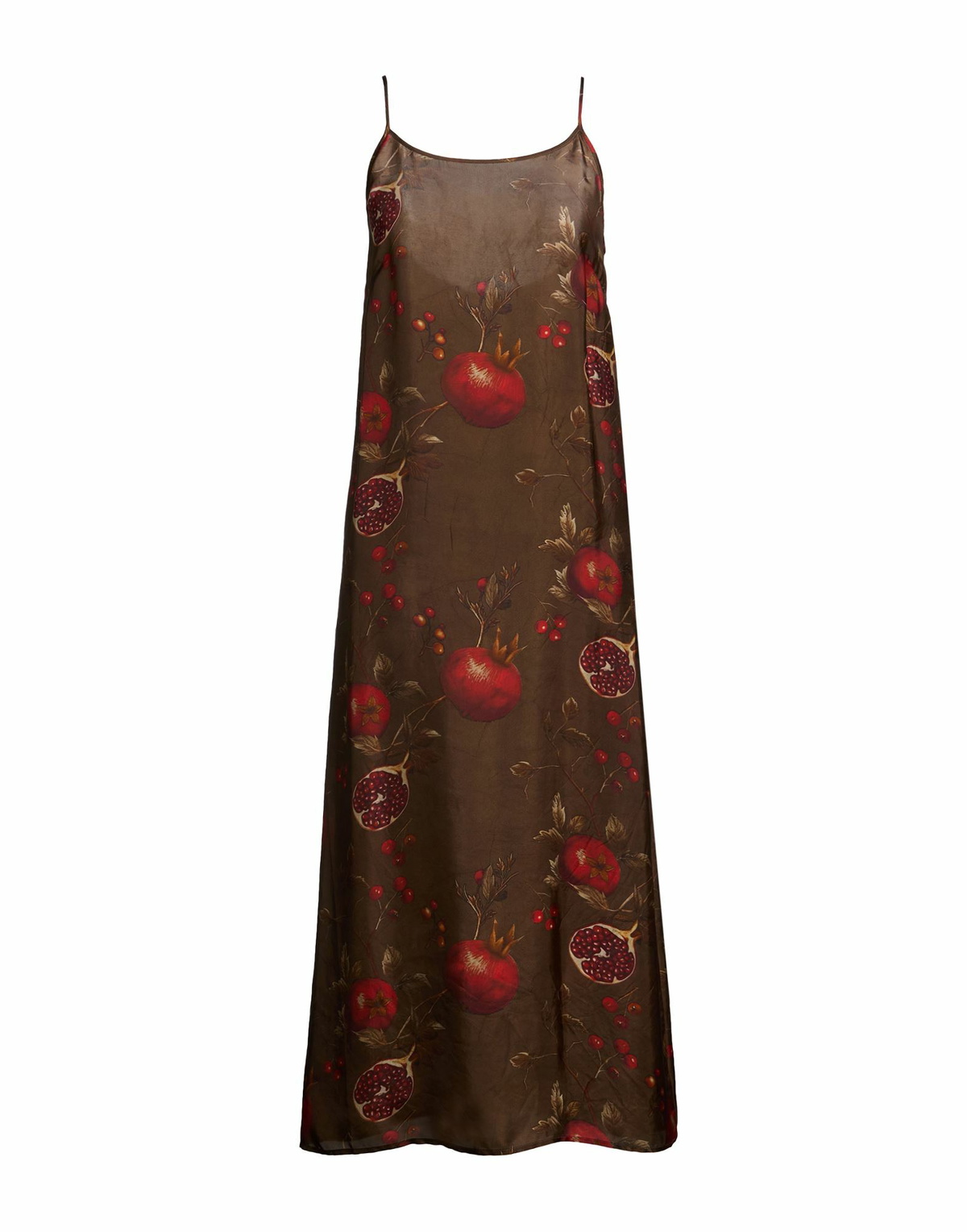 Uma Wang Womens Midi dress in Brown