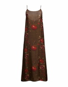 Uma Wang Womens Midi dress in Brown