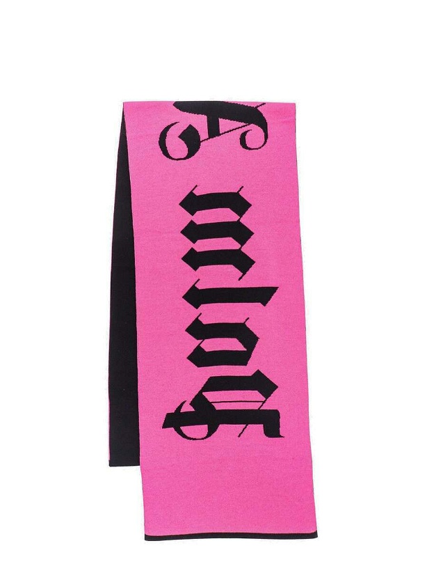 Photo: Palm Angels   Scarf Pink   Mens
