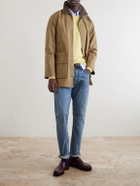 J. Mueser - Game Corduroy-Trimmed Cotton Jacket - Brown