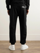 Versace - Logo-Embroidered Cotton-Jersey Sweatpants - Black