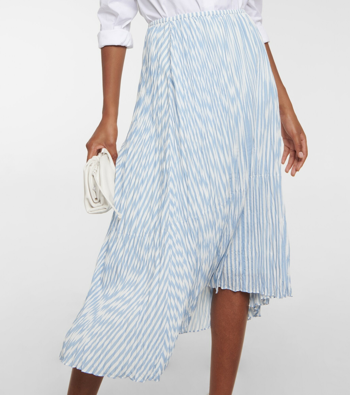 Vince - Striped midi skirt Vince