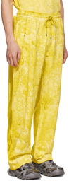 Feng Chen Wang Yellow Cotton Lounge Pants