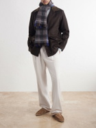 Johnstons of Elgin - Hirta Checked Cashmere Scarf