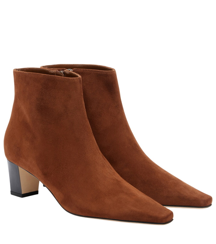 Photo: Manolo Blahnik Jaima suede ankle boots