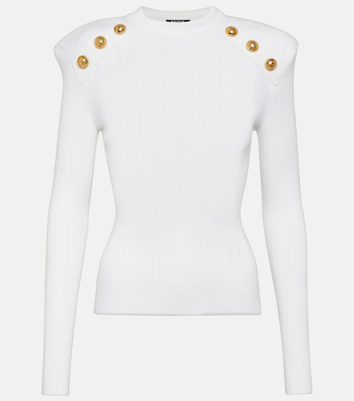 Balmain Embellished knit sweater Balmain