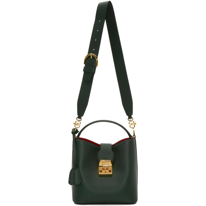 Photo: Mark Cross Green Small Murphy Bucket Bag