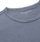 Officine Generale - Garment-Dyed Cotton-Jersey T-Shirt - Blue