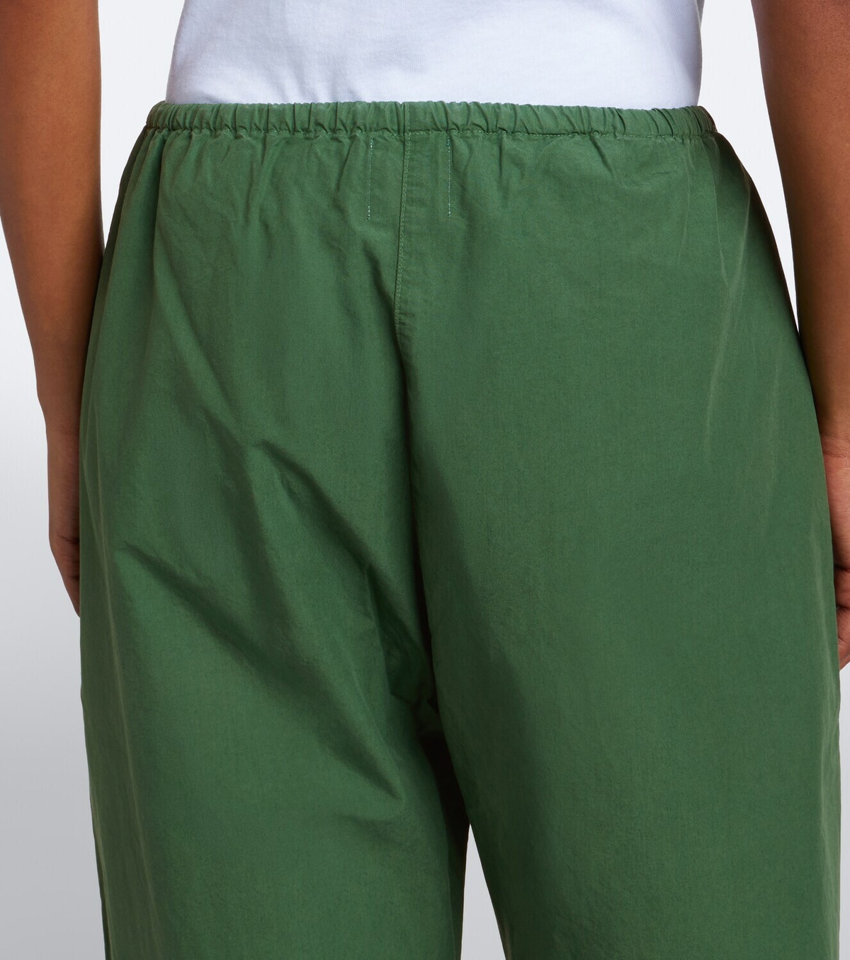 Leset Kyoto cotton wide-leg pants