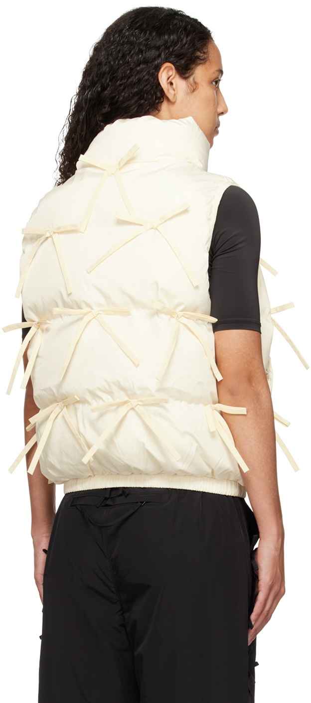 Sandy Liang Off-White Patro Vest