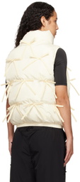 Sandy Liang Off-White Patro Vest