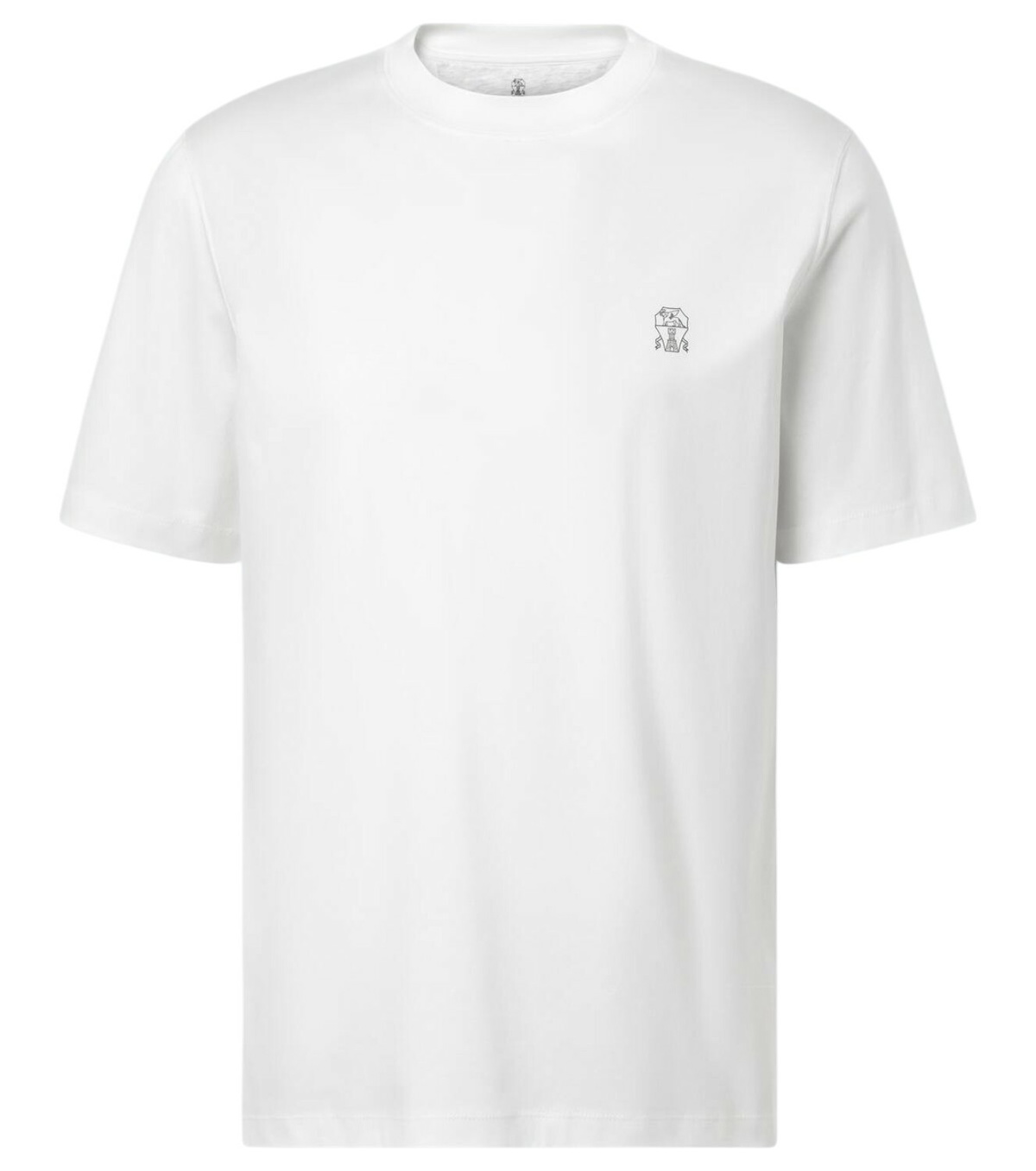Brunello Cucinelli White T Shirt Mens Brunello Cucinelli