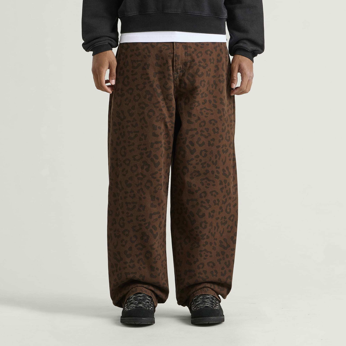 Butter Goods Men's Work Pants in Leopard