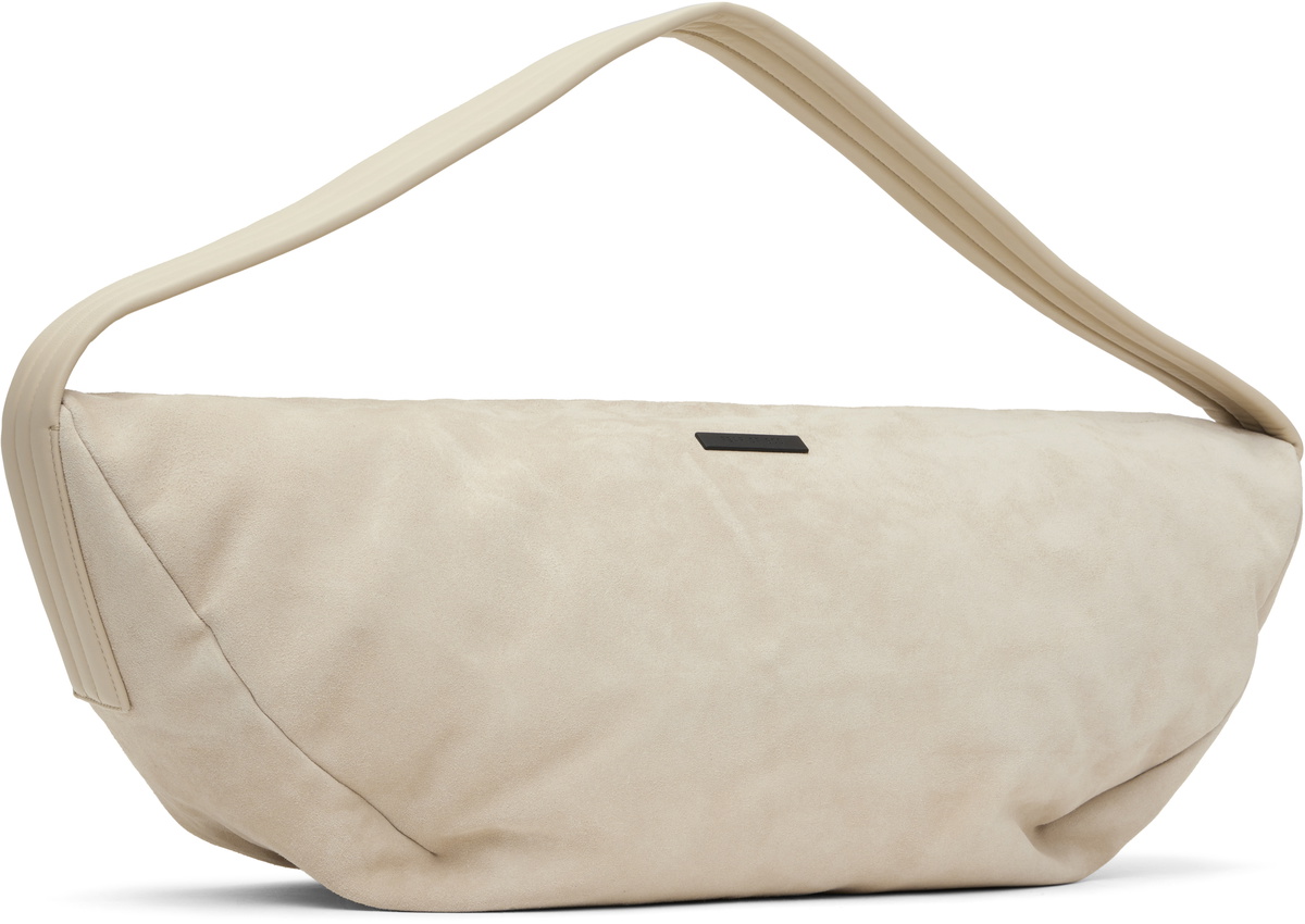 Fear of God Beige Suede Shell Bag