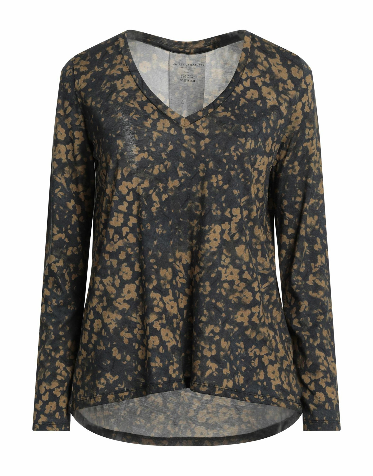 Majestic Filatures Womens T-shirt Mustard