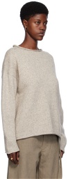 Lauren Manoogian Gray Bateau Sweater