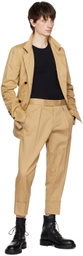 SAPIO Beige Rolled Trousers
