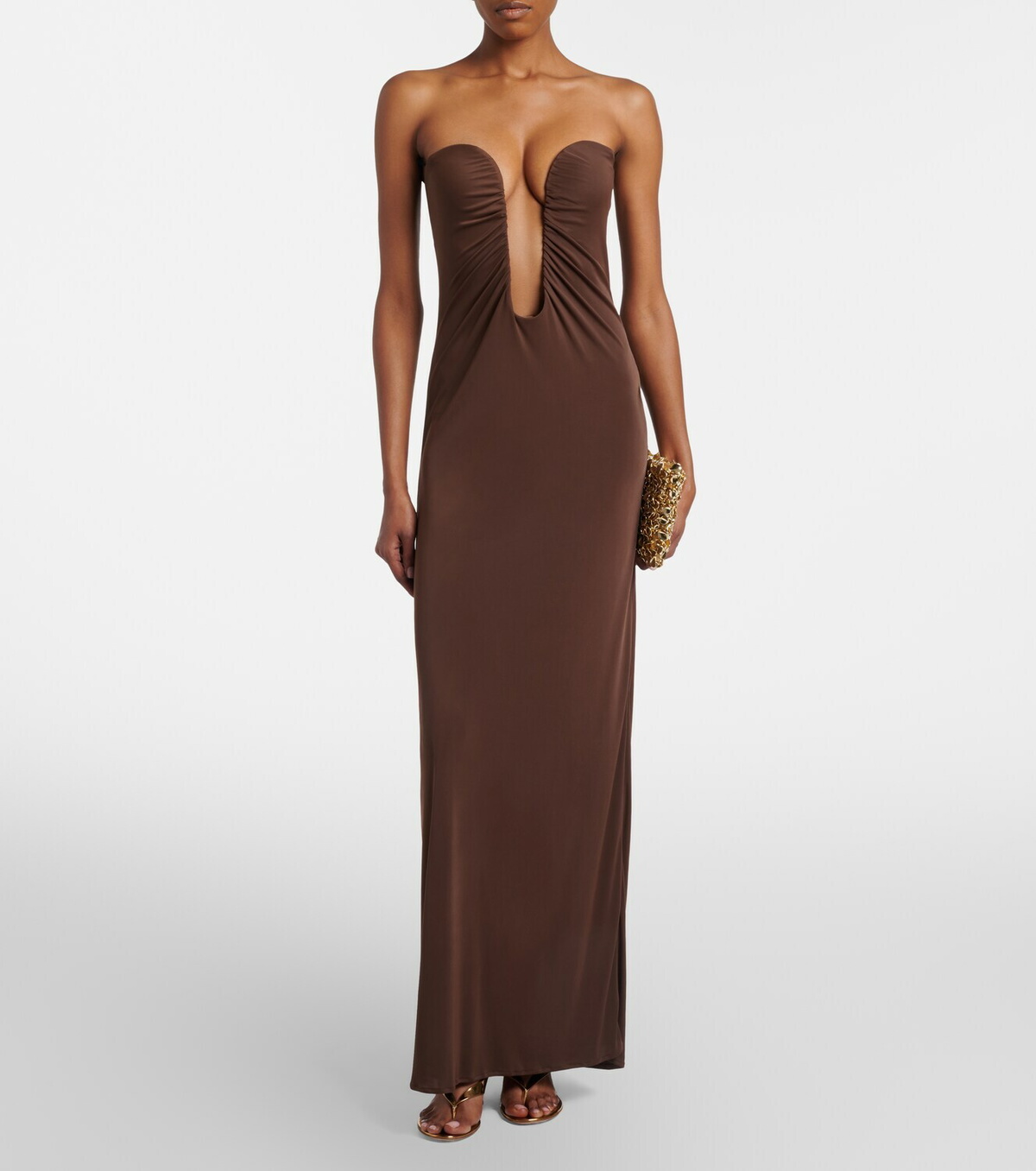 Adriana Degreas Strapless maxi dress
