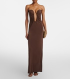 Adriana Degreas Strapless maxi dress