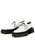 Jil Sander - Leather Derby platform shoes