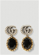 GG Crystal-Embellished Earrings in Gold
