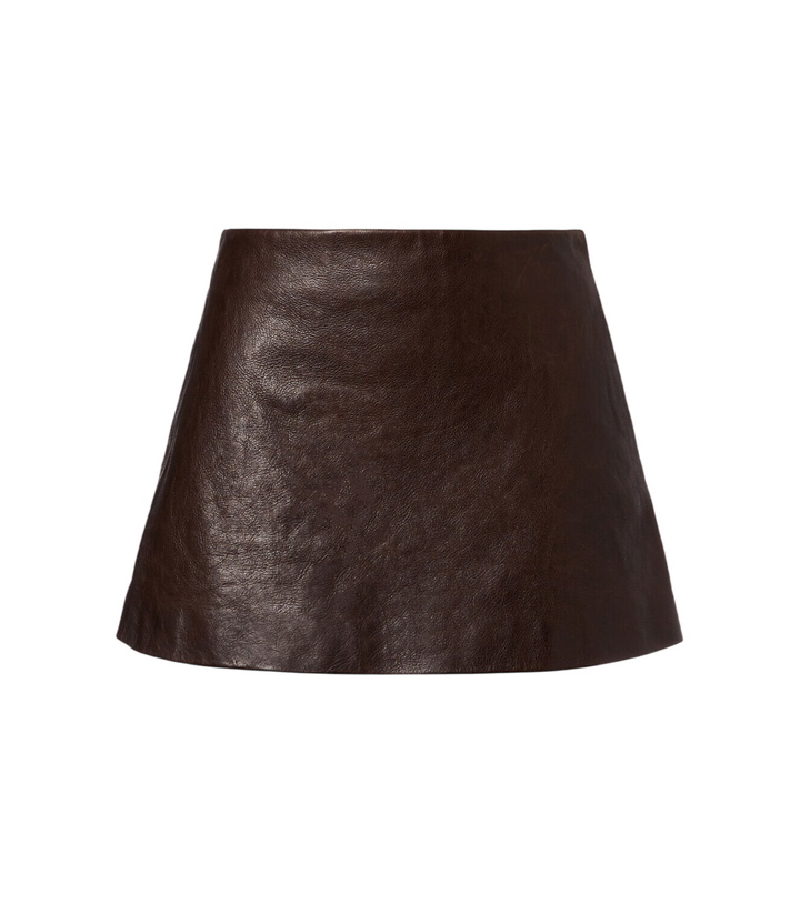 Photo: Balenciaga Leather miniskirt