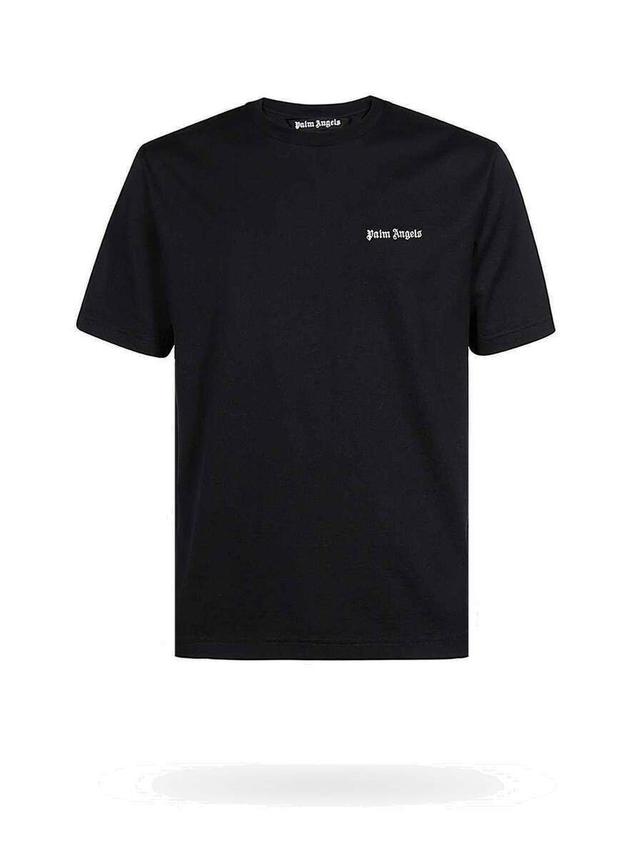 Palm Angels Black Cotton T-Shirt