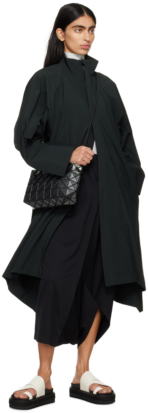 BAO BAO ISSEY MIYAKE Gunmetal Loop Metallic Shoulder Bag Bao