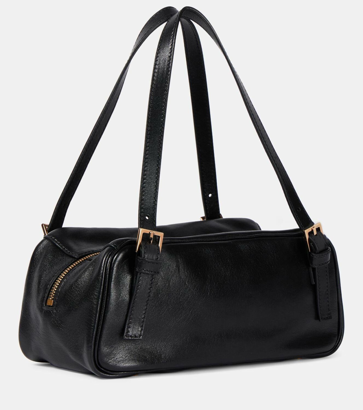 Versace Tag Bowling Medium leather shoulder bag