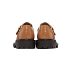 Dries Van Noten Brown Buckle Strap Derbys