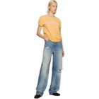 MM6 Maison Margiela Blue Distressed Jeans