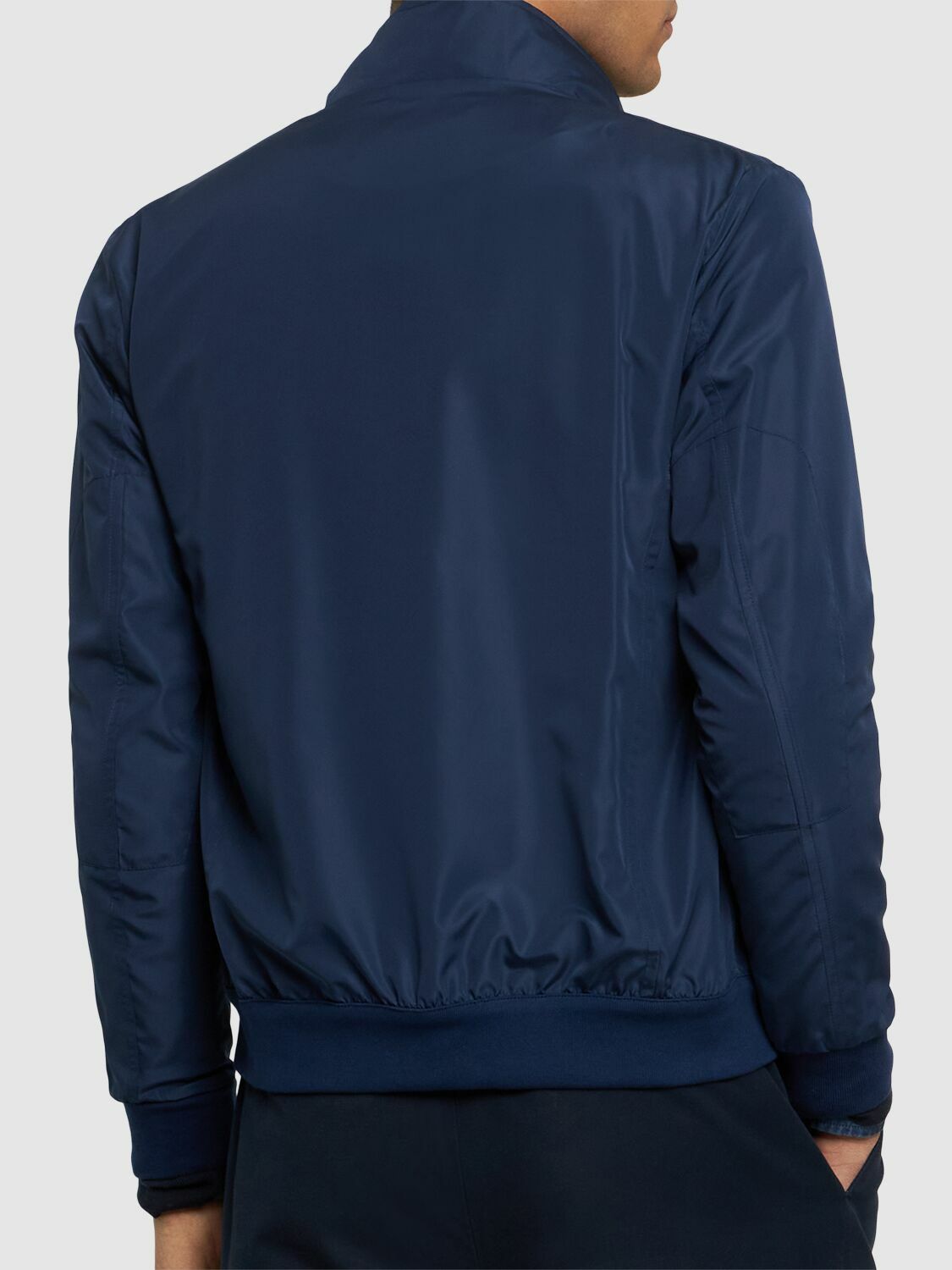 KITON Zipped Nylon Bomber Jacket Kiton