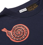 Loewe - Paula's Ibiza Printed Cotton-Jersey T-Shirt - Navy