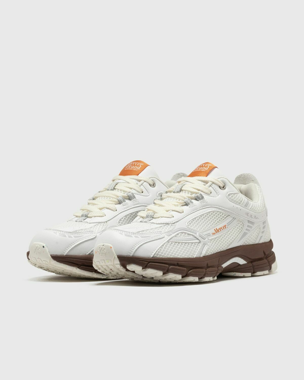 Mercer The Re-Run Grape White Mens Lowtop