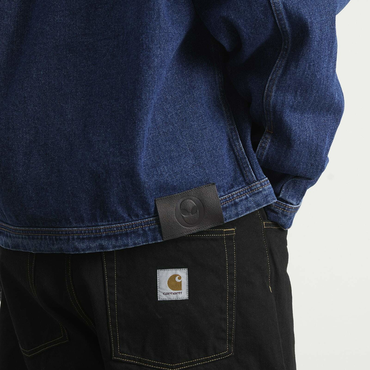 No Problemo Men's Nayoko Heavyweight Denim Jacket in Blue