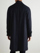 De Petrillo - Ruffo Wool and Cashmere-Blend Coat - Blue