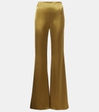 Galvan Atruvia satin wide-leg pants