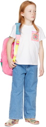 Marc Jacobs Kids Pink Printed Backpack