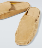 Auralee - Suede moccasin slippers