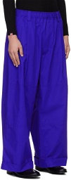 Meryll Rogge Blue Drawstring Trousers