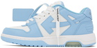 Off-White Blue & White Out Of Office Sneakers