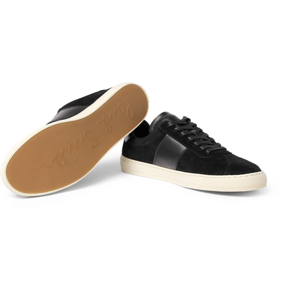 Paul Smith Levon Suede And Leather Sneakers Men Black Paul Smith 6789