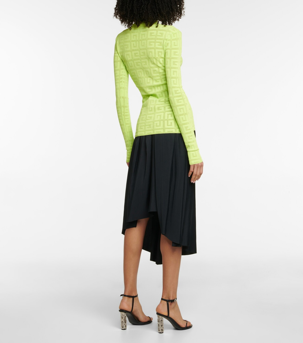 Givenchy - 4G jacquard mesh turtleneck top Givenchy