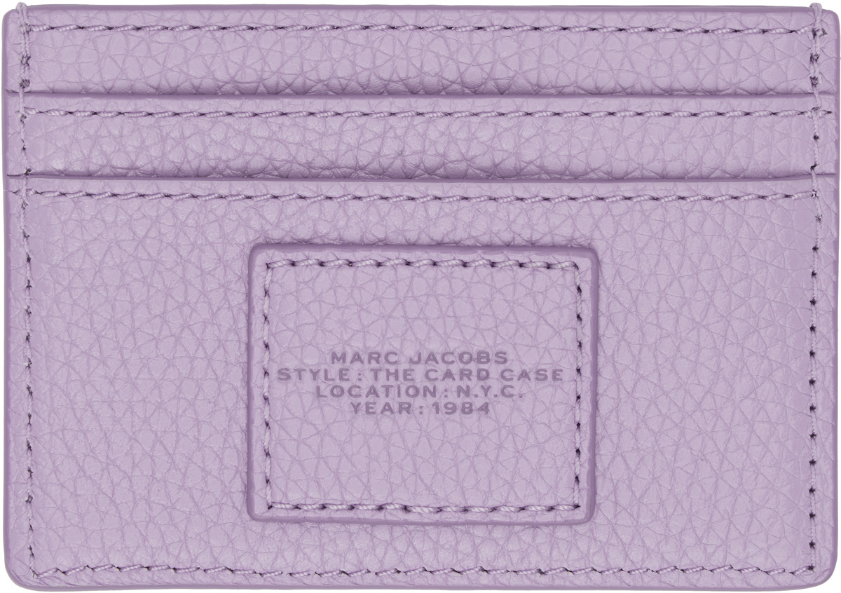 Marc Jacobs Purple 'The Leather Card Case' Card Holder