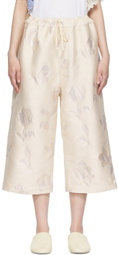 Tricot Comme des Garçons Beige Polyester Trousers