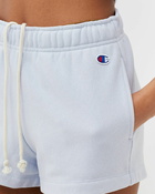 Champion Wmns Reverse Weave Shorts Blue - Womens - Casual Shorts