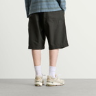 Universal Works Men's Tropical Suiting Vacation Shorts in Olive Marl