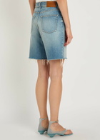 Chloe Frayed Denim Shorts