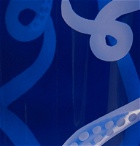 Asprey - Octopus Ink Crystal Decanter - Blue
