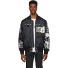 Diesel Reversible Black J-Tamie Bomber Jacket